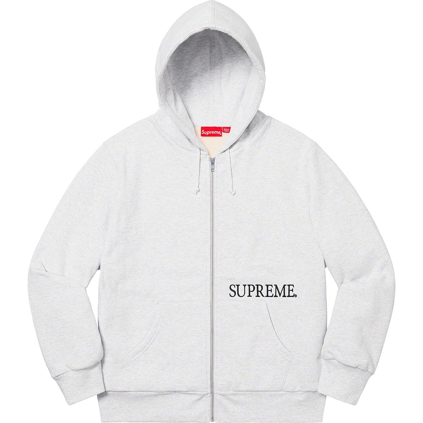 Thermal Zip Up Hooded Sweatshirt view 14